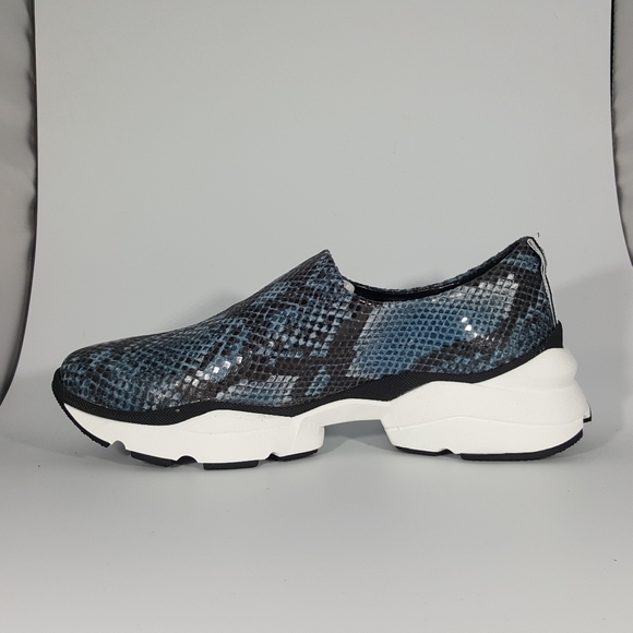 NR Rapisardi Faux Snake Elastic Slip On Sneaker - Picture 3 of 4